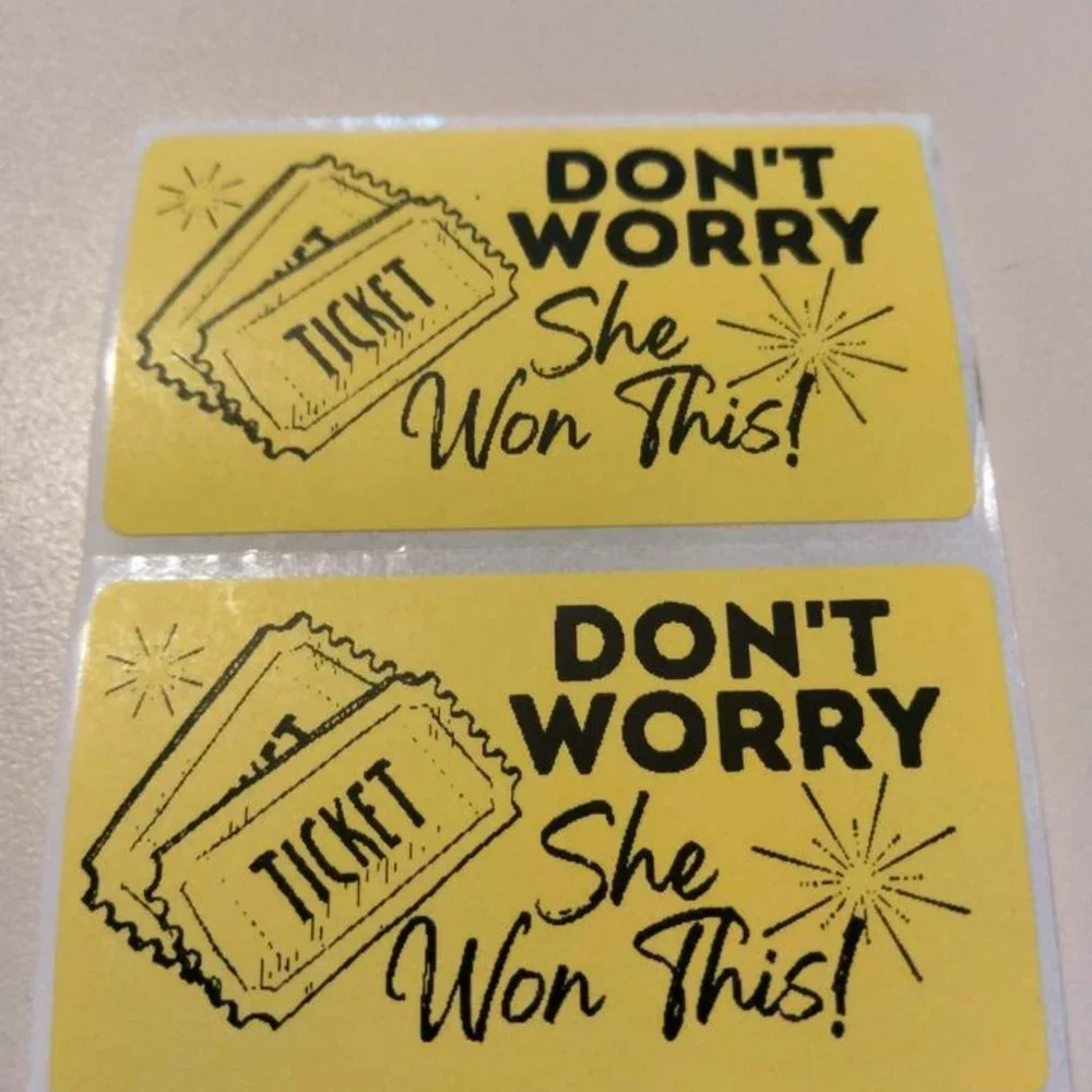 💙100 Won This- Shipping Labels Thermal Packaging Stickers 2.25